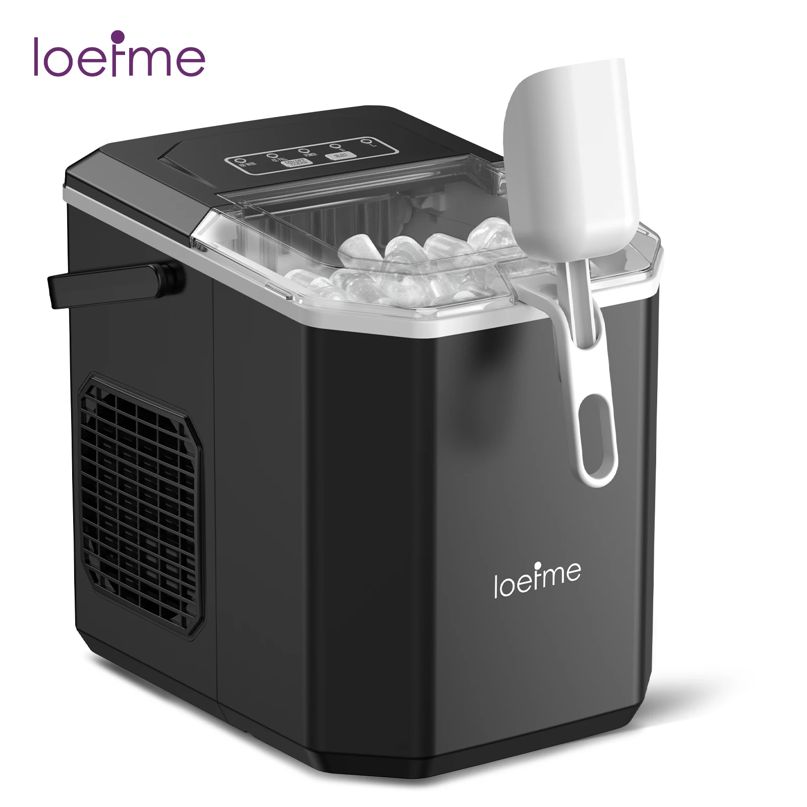 Machine à Glaçons Portable LOEFME – Bac Auto-Nettoyant 12kg