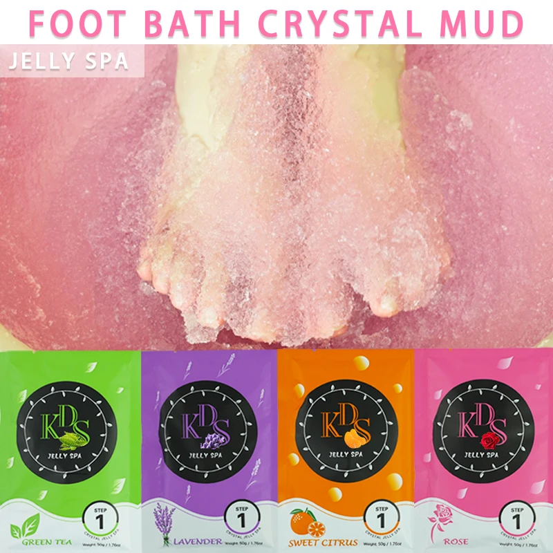 sel de bain pieds