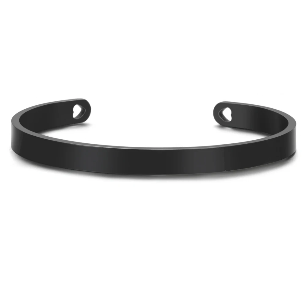 Bracelet Personnalisé Femme Gravé – Bijou Mantra Acier Cadeau