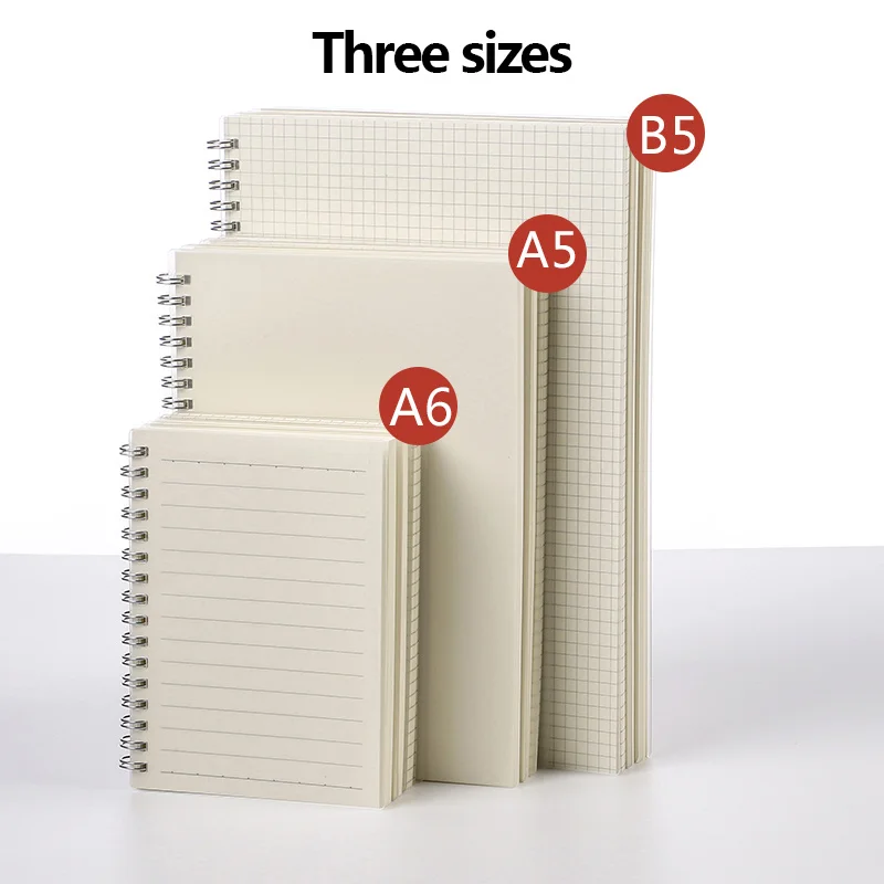 Carnet Spirale Ligné Quadrillé – Cahier Scolaire Multi-Formats