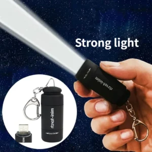 Lampe de Poche Étanche Puissante – Mini Torche USB Rechargeable