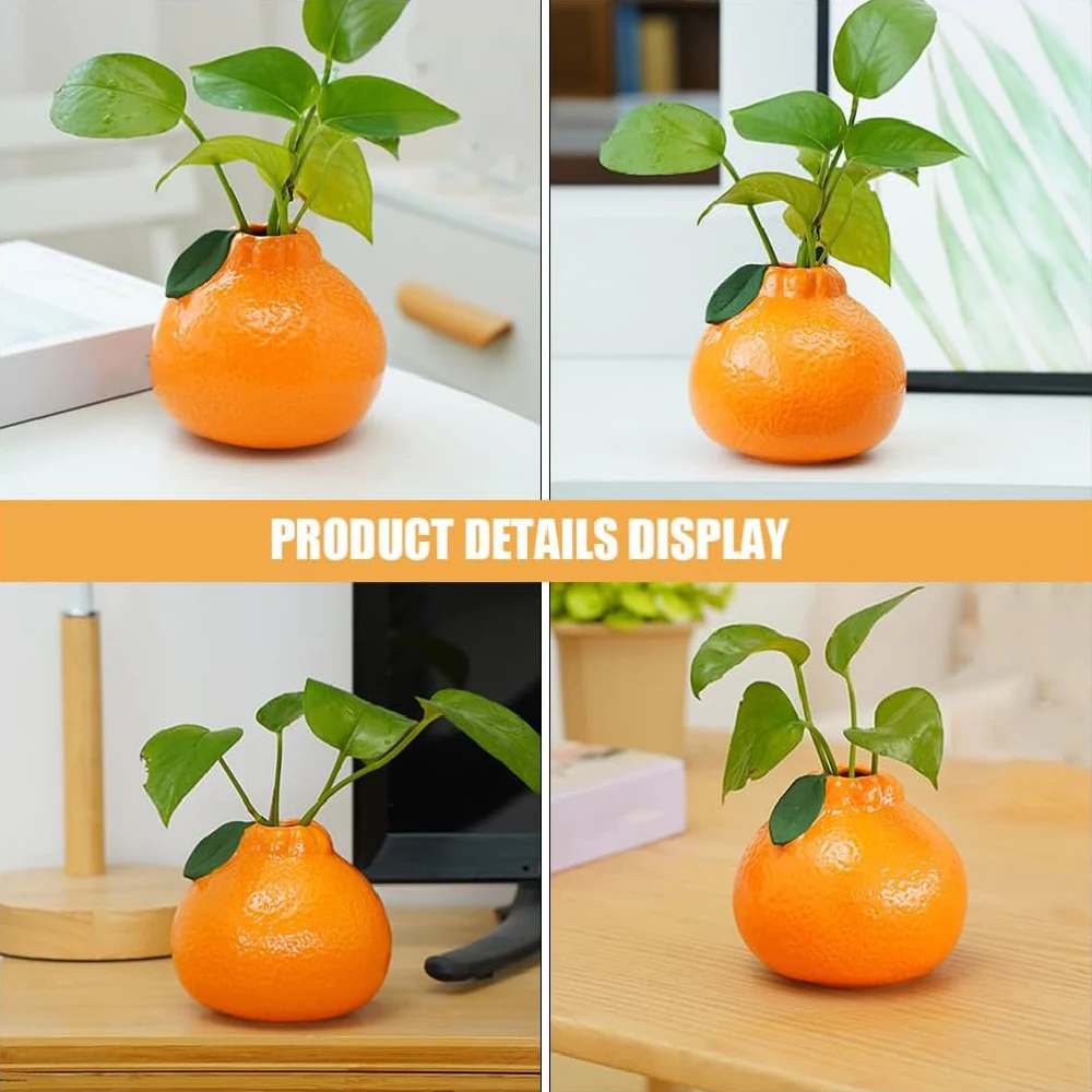 Vase Céramique Décoratif Original – Forme Fruit Table Centerpiece