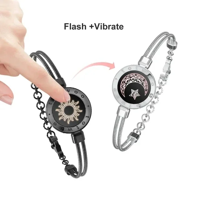 Bracelet Totwoo Longue Distance – Duo Tactile Lumineux Couple