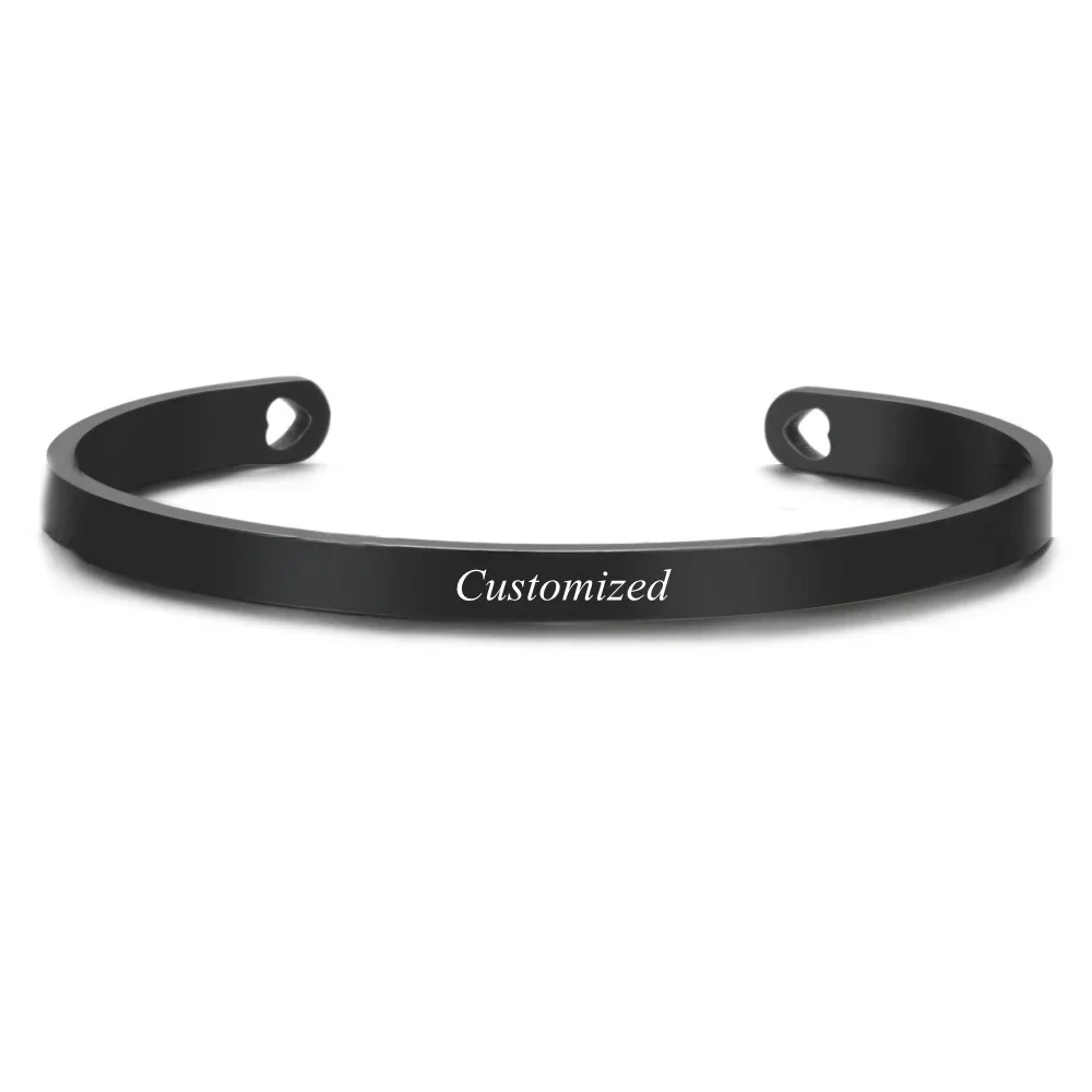 Bracelet Gravé Personnalisé Unique – Bijou Coordonnées Acier