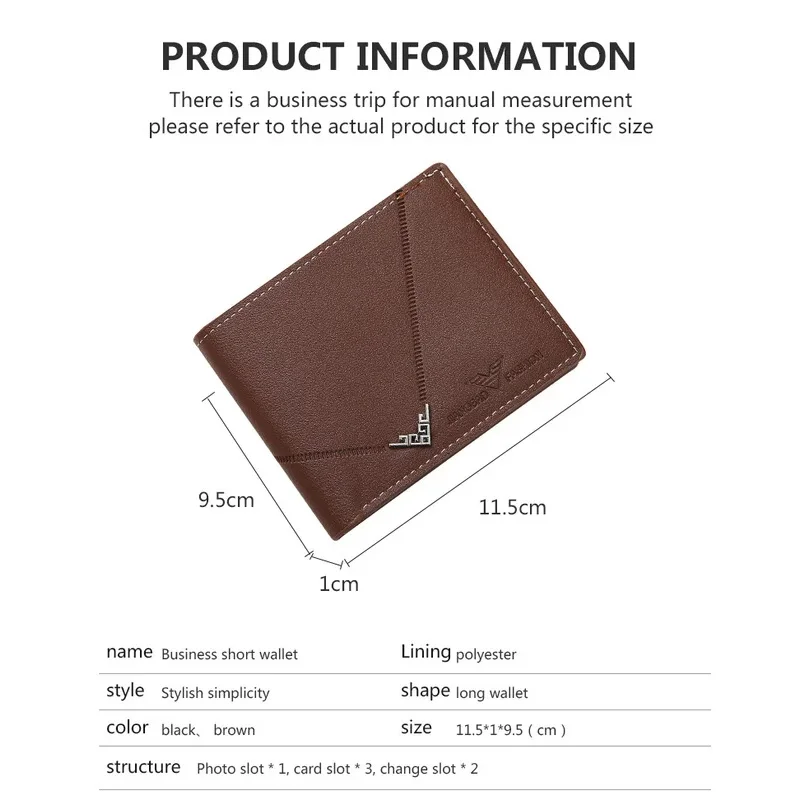 Portefeuille Homme Minimaliste Cuir – Porte-Cartes RFID Poche