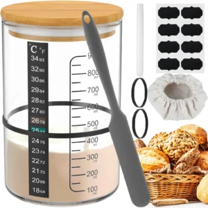 Bocal Levain Boulanger Essentiel – Kit Fermentation Pain Maison
