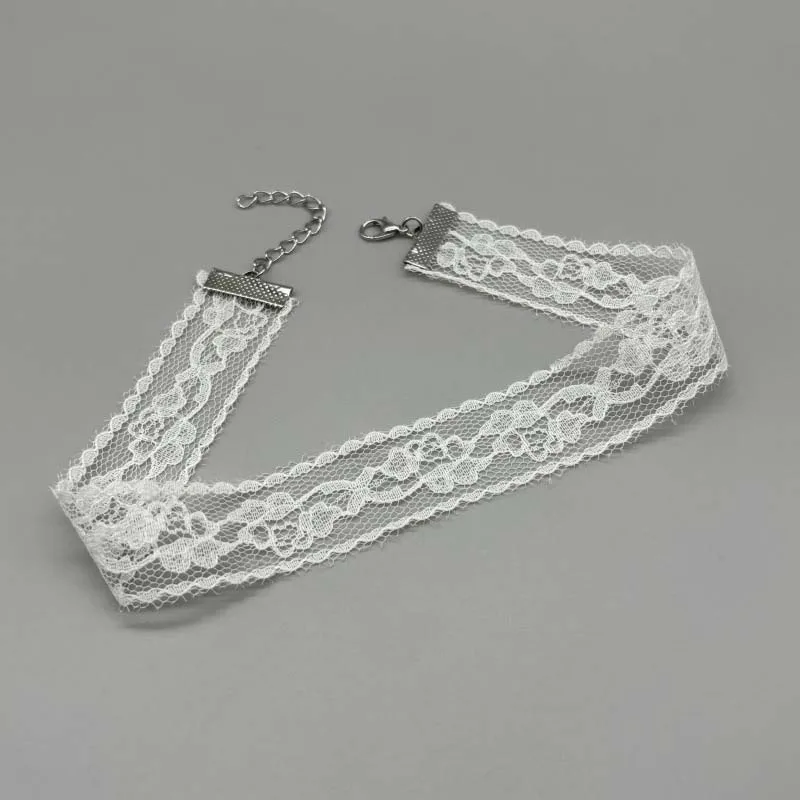 Collier Ras de Cou Dentelle Romantique – Choker Élégant Soirée