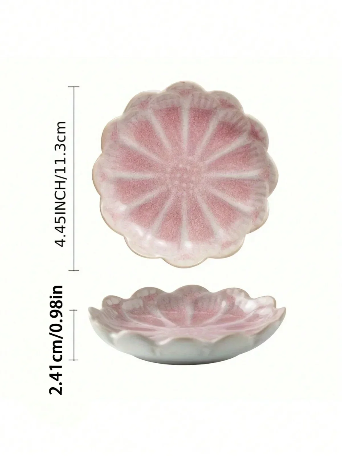 Plateau Feuille Lotus Céramique Nordique – Vide-Poche Élégant Cuisine