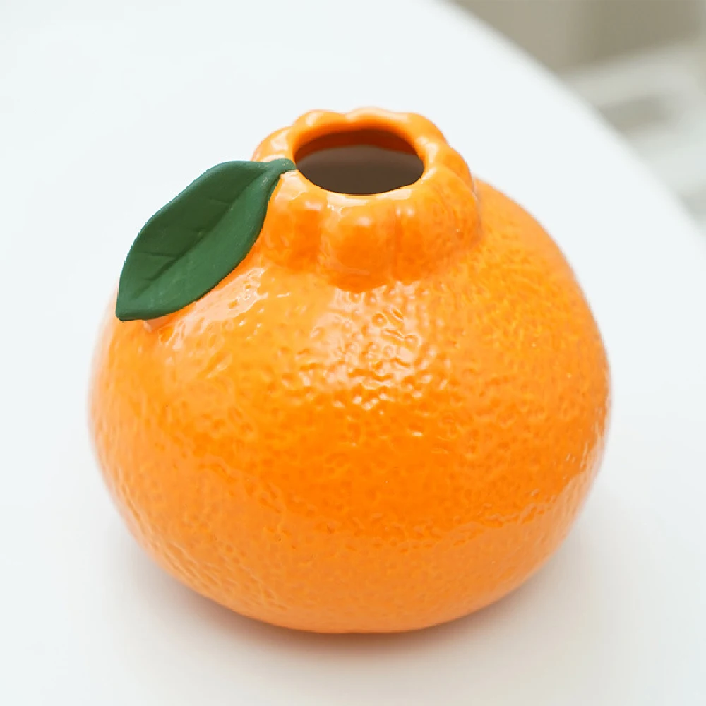 Vase Céramique Décoratif Original – Forme Fruit Table Centerpiece
