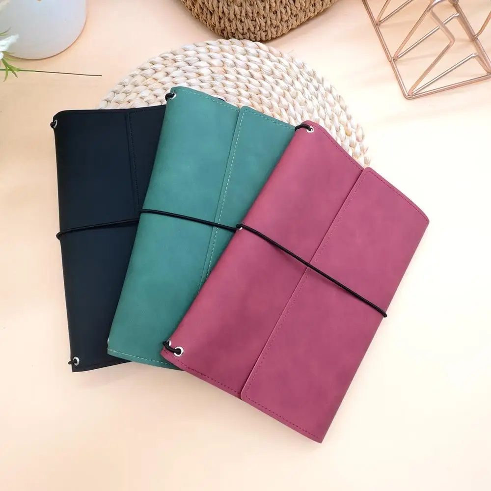 Carnet Cuir Vintage Rechargeable – Journal A5 Feuilles Mobiles