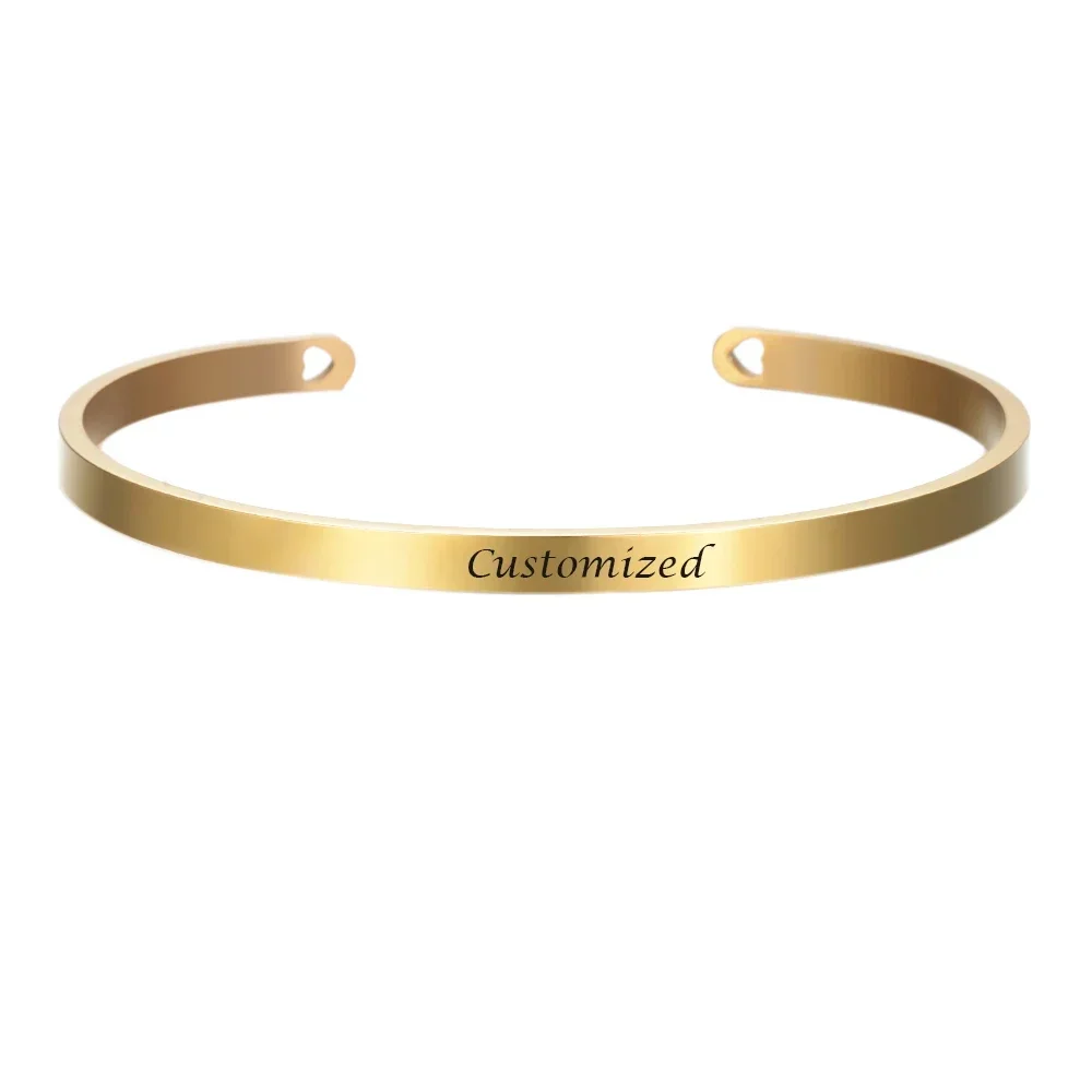 Bracelet Gravé Personnalisé Unique – Bijou Coordonnées Acier