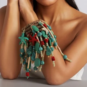 Bracelets Coquillage Été – Set Étoiles de Mer Bohème