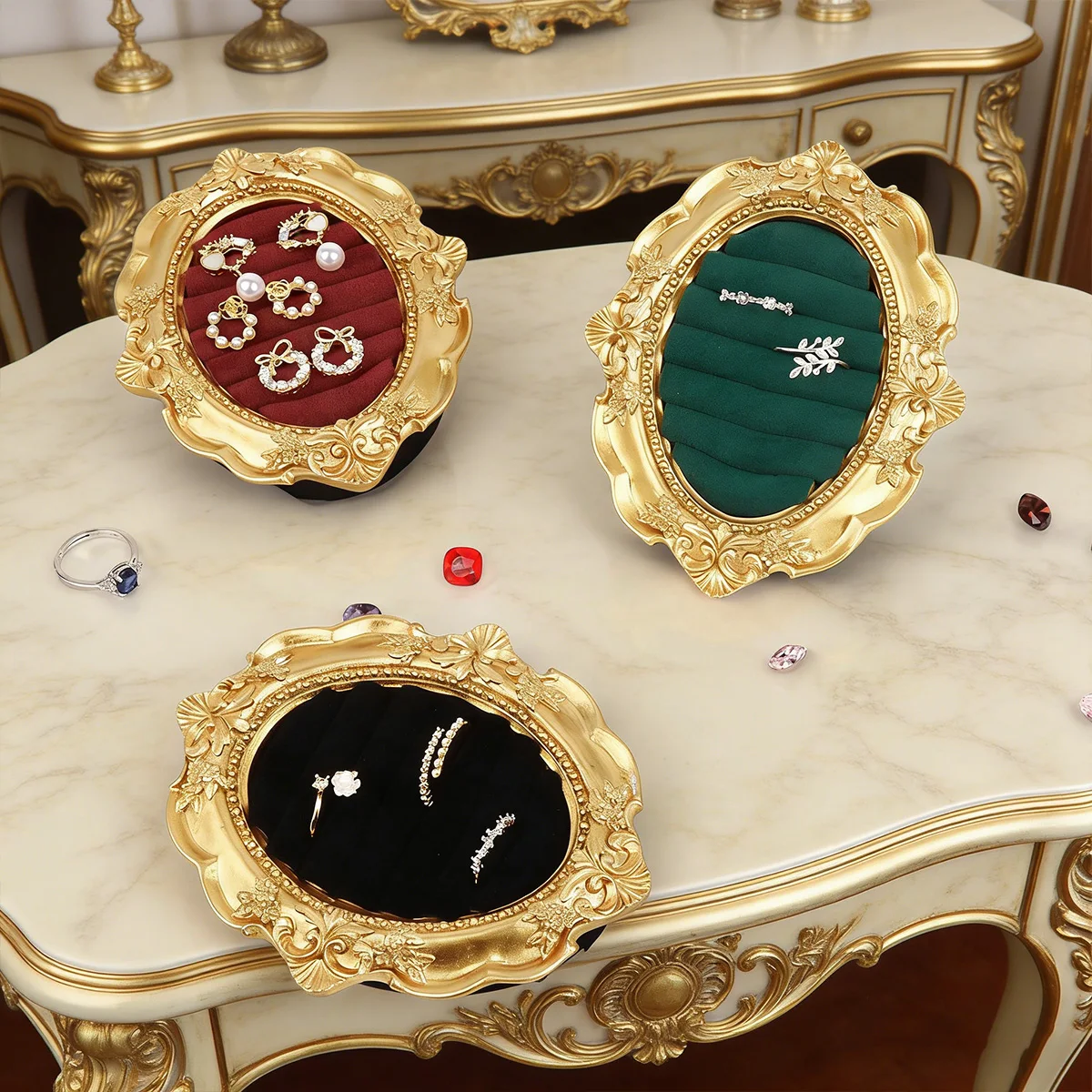 Présentoir Bijoux Vintage Raffiné – Cadre Photo Européen