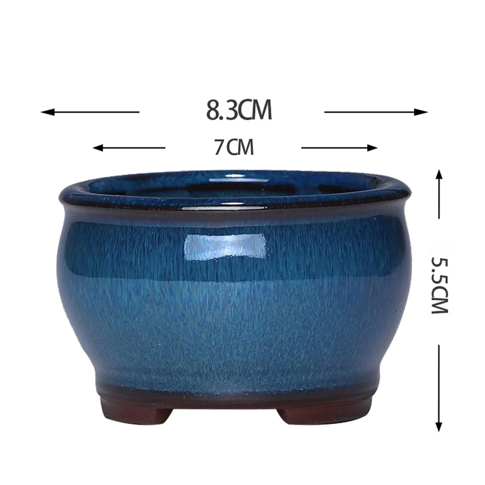 Pot Bonsaï Grès Chinois Traditionnel – Jardinière Percée Zen