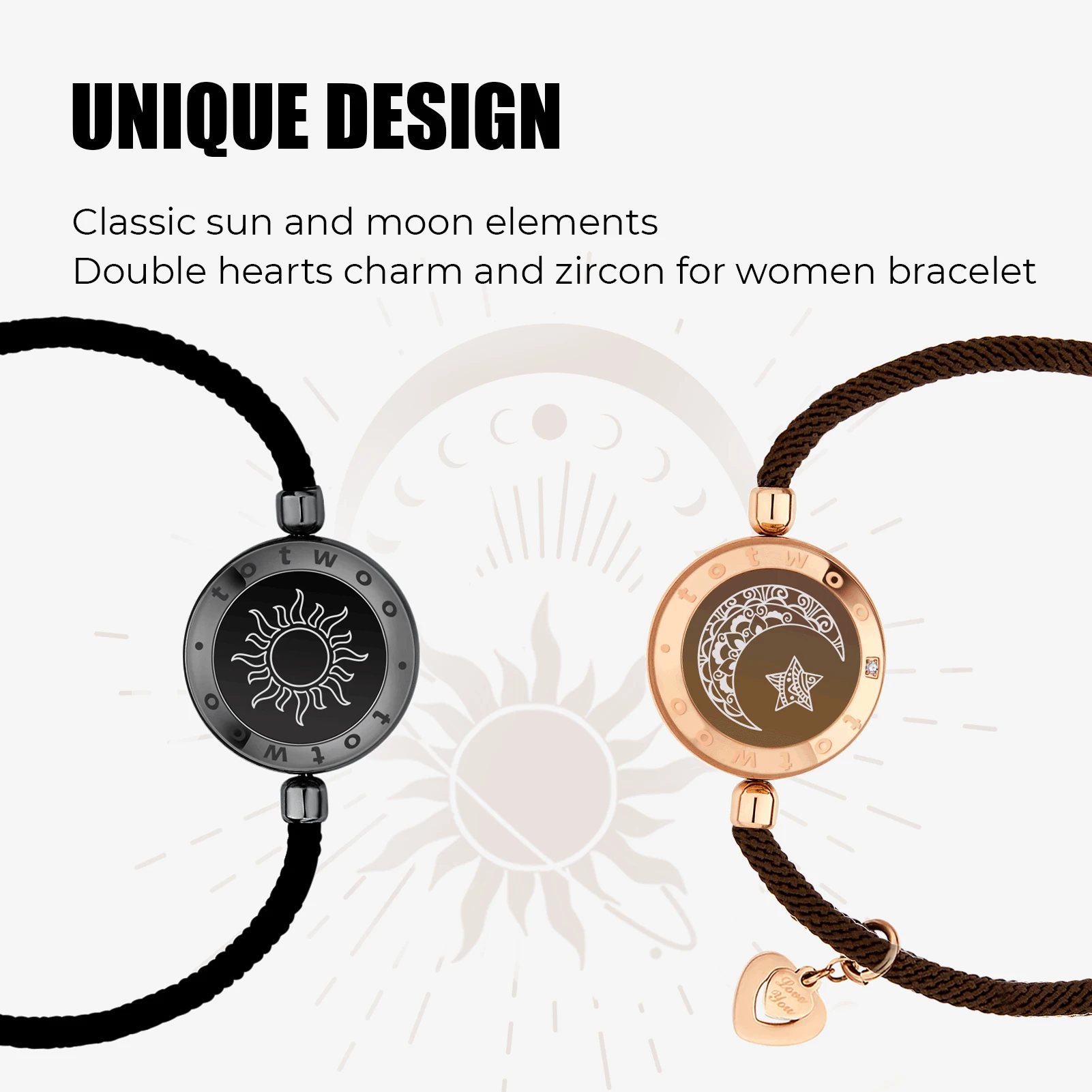 Bracelet Totwoo Longue Distance – Duo Tactile Lumineux Couple