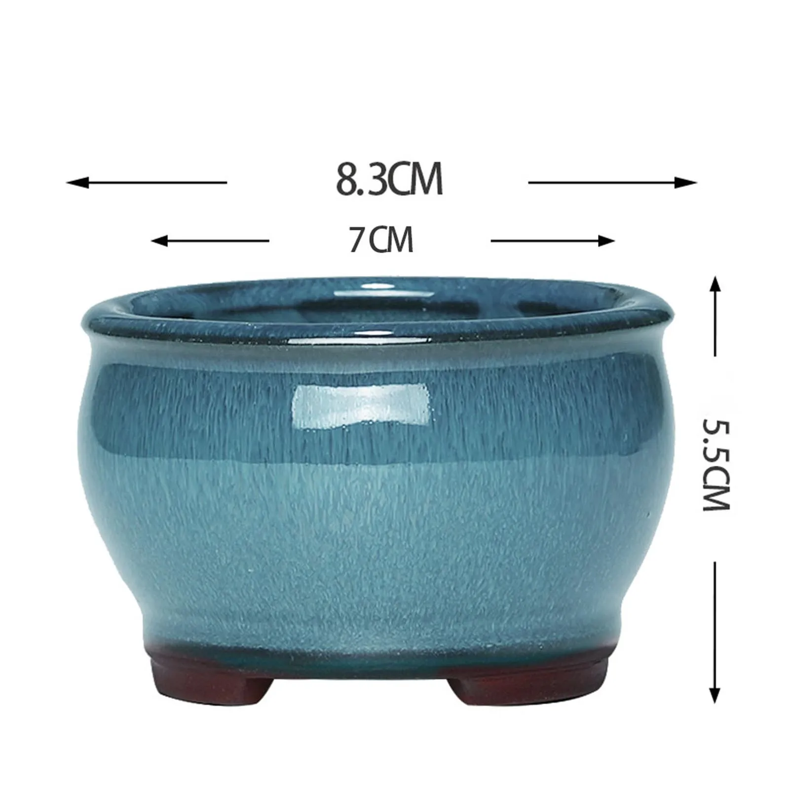 Pot Bonsaï Grès Chinois Traditionnel – Jardinière Percée Zen