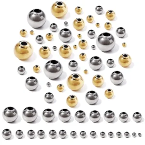 Perles Inox Bijoux DIY – Kit Création Bracelets & Colliers
