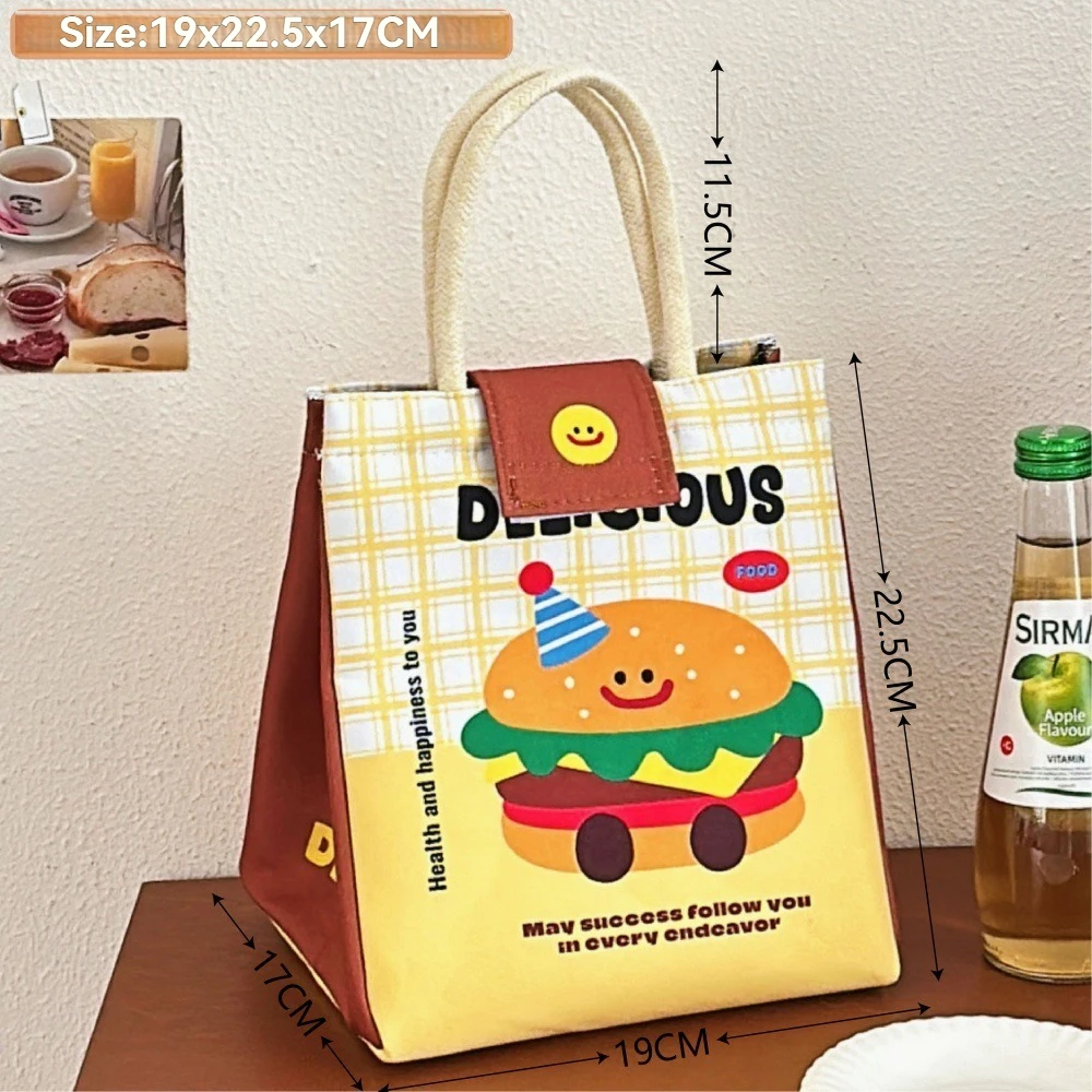 Sac Bento Isotherme Mignon – Grande Capacité Lunch Tote