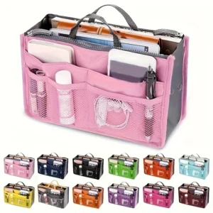 Trousse Maquillage Pliable Pratique – Organisateur Double Zip