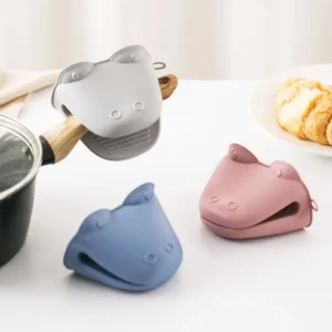 Maniques Hippopotame Silicone – Gants Anti-Brûlure Cuisine