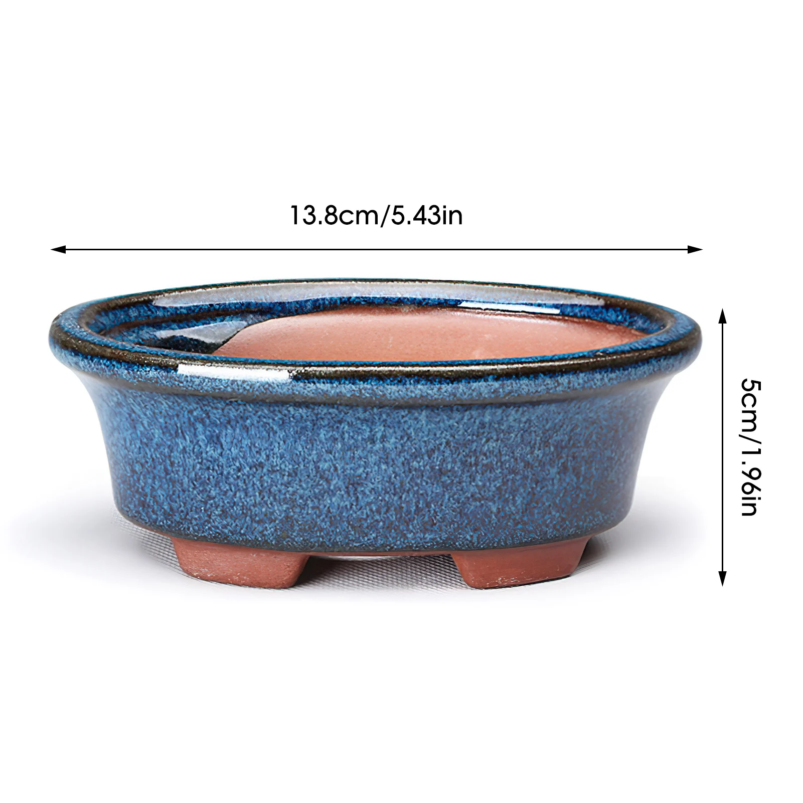 Pot Bonsaï Grès Chinois Traditionnel – Jardinière Percée Zen