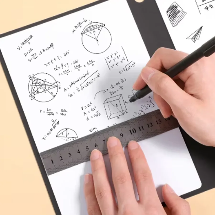 Carnet Effaçable Réutilisable A5 – Bloc-Notes Tableau Blanc Bureau