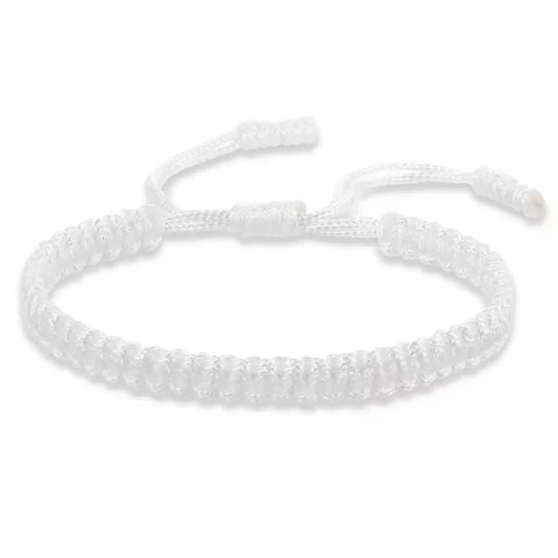 Bracelet Tibétain Porte-Bonheur Tressé – Bijou Corde Bouddhiste