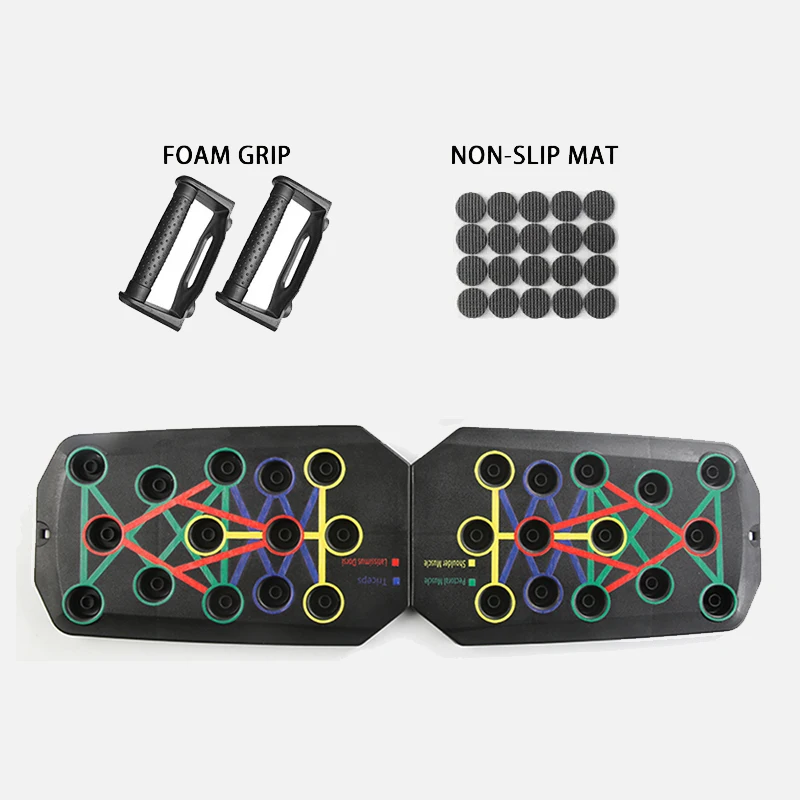 Planche de Pompes Pliable – Kit Fitness Multi-Exercices