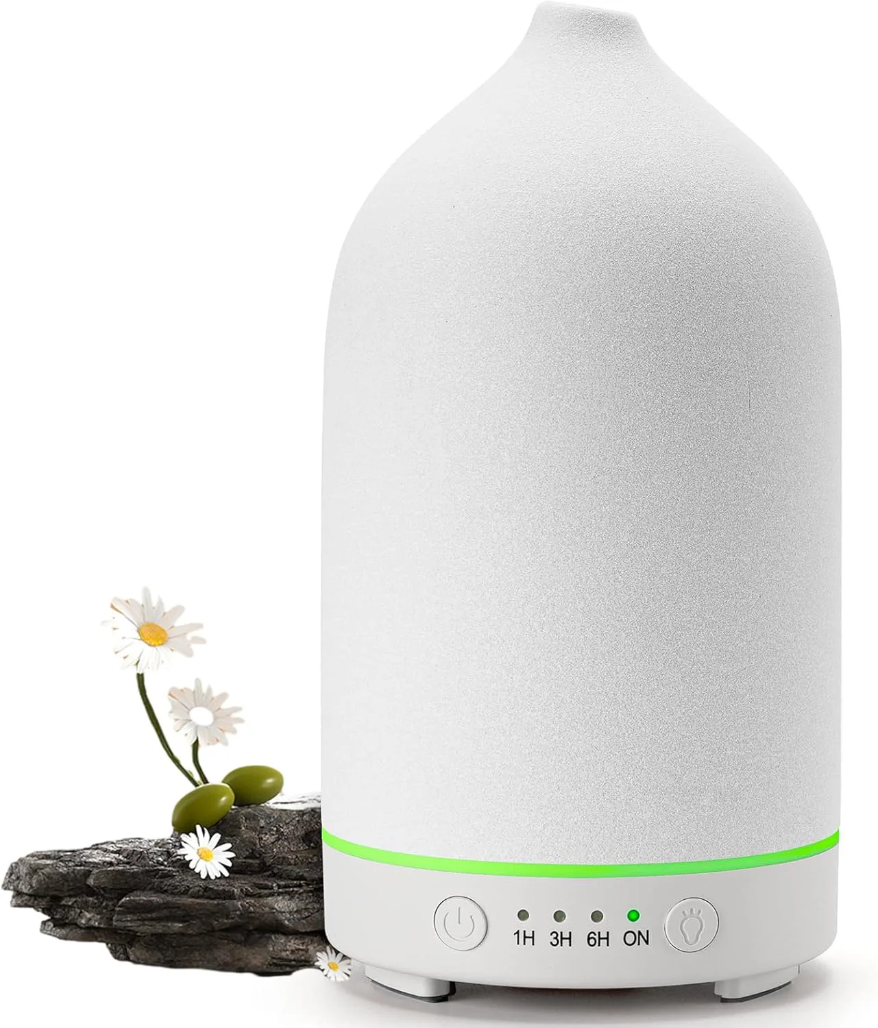 Diffuseur Arômes Céramique LED – Humidificateur Ultrasonique