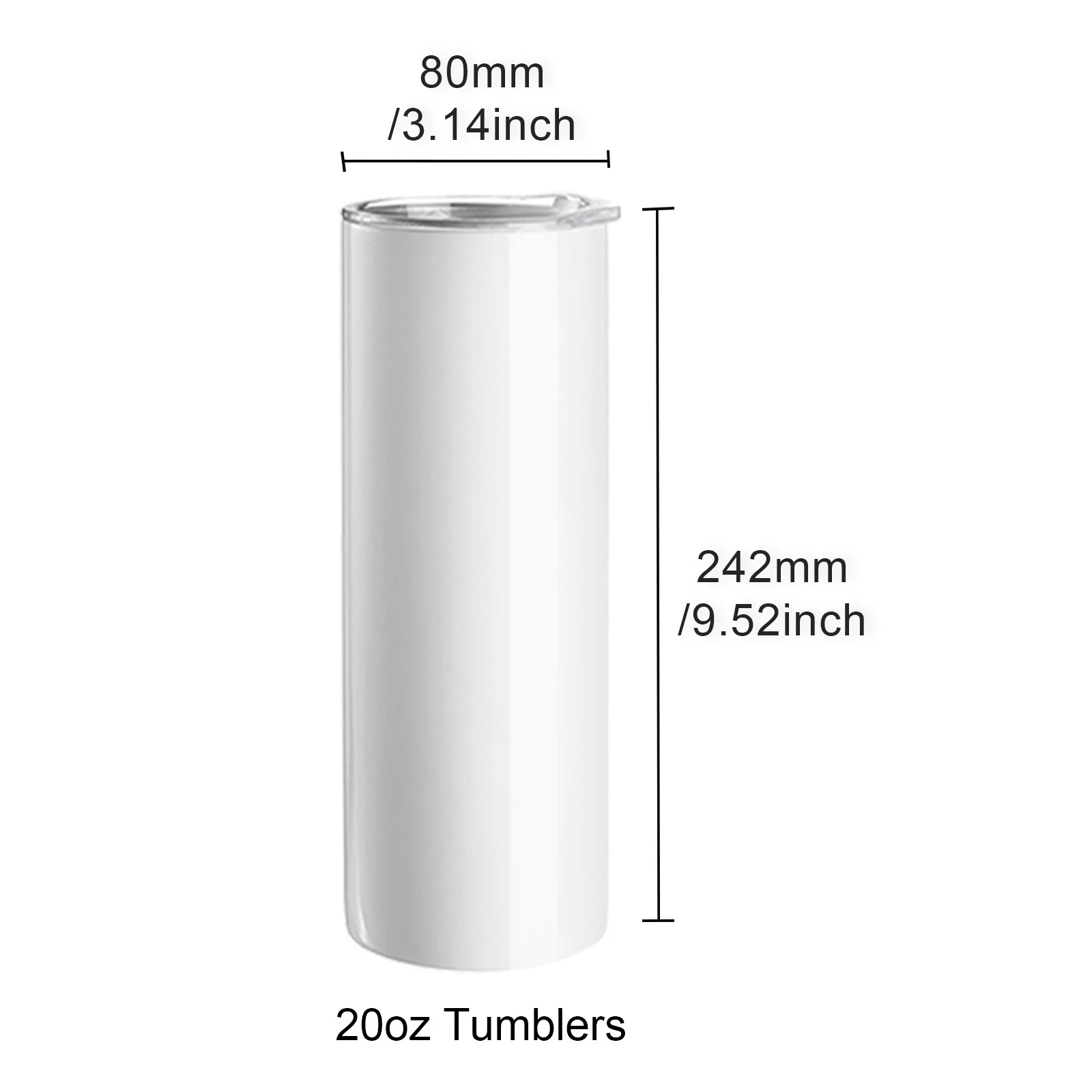 Gobelet Inox Personnalisable Isotherme – Tumbler Sublimation Lot