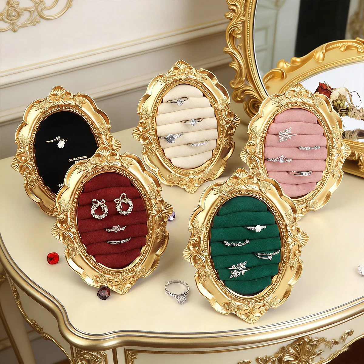Présentoir Bijoux Vintage Raffiné – Cadre Photo Européen