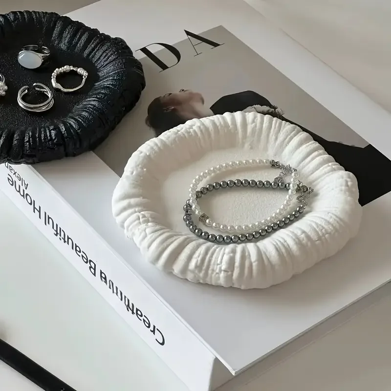 Coupelle à Bijoux Céramique – Vide-Poche Décoratif Organique