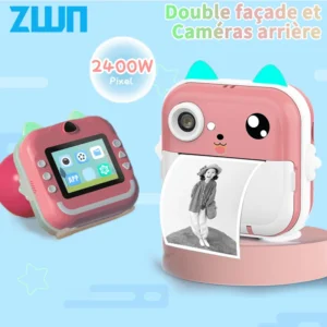 Appareil Photo Enfant Instantané – Caméra Ludique HD