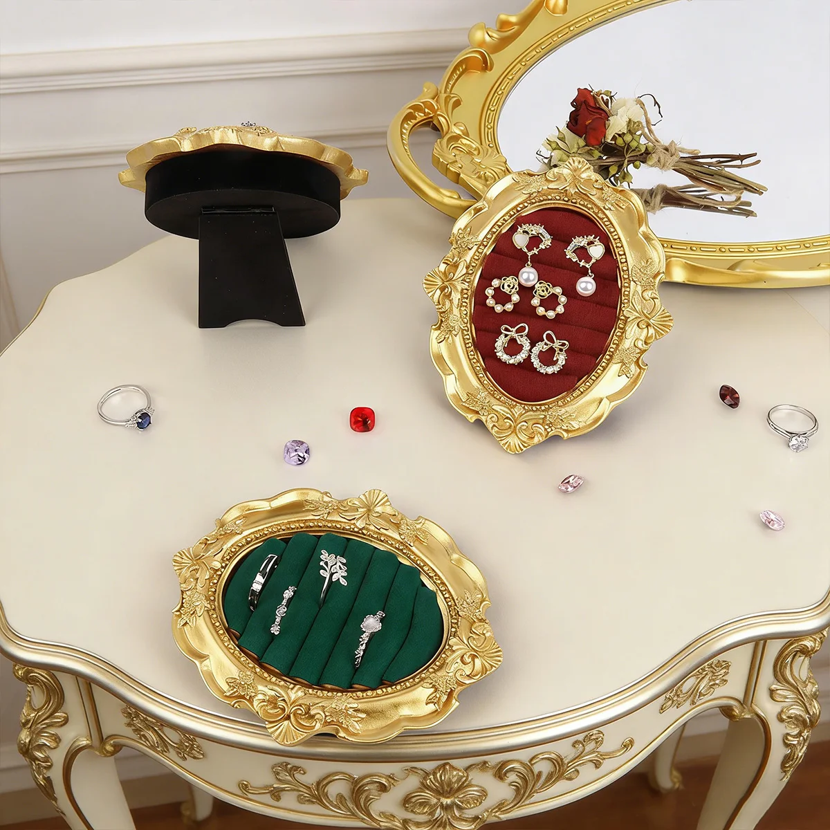 Présentoir Bijoux Vintage Raffiné – Cadre Photo Européen