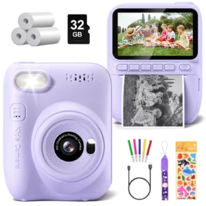 Appareil Photo Enfant Portable Coloré – Instantané HD 6-12 Ans