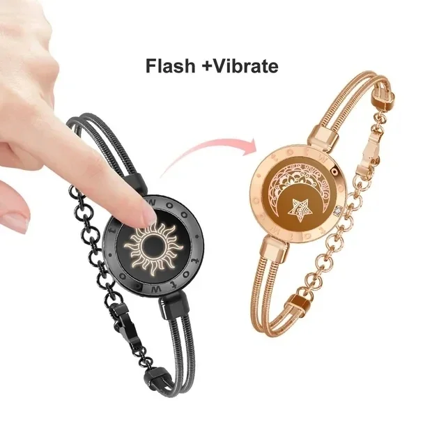 Bracelet Totwoo Longue Distance – Duo Tactile Lumineux Couple