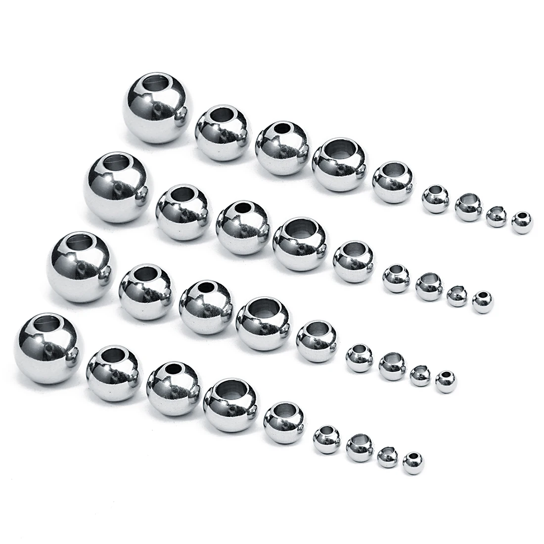 Perles Inox Bijoux DIY – Kit Création Bracelets & Colliers