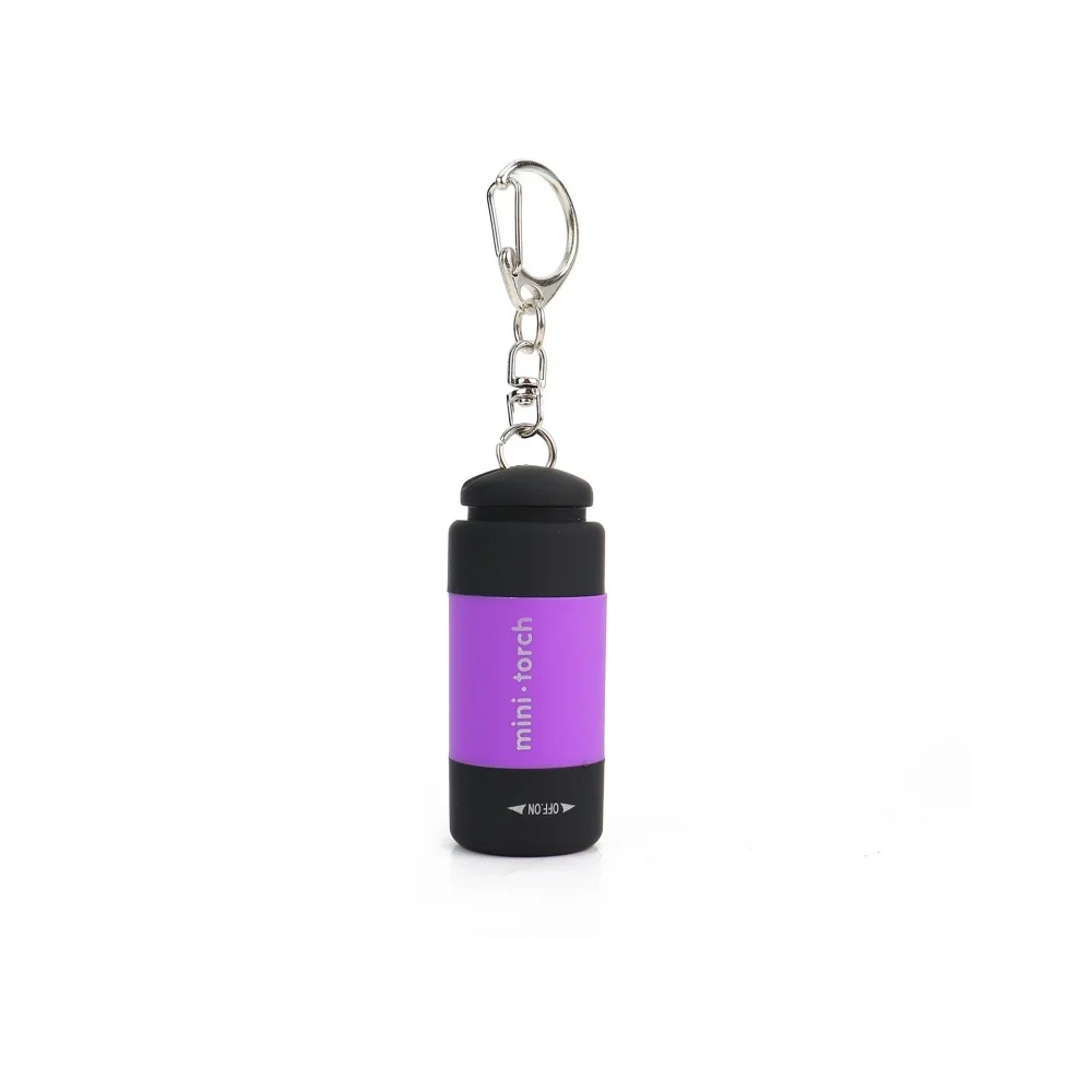 Porte-Clés Lampe Rechargeable Puissante – Mini Torche LED Camping