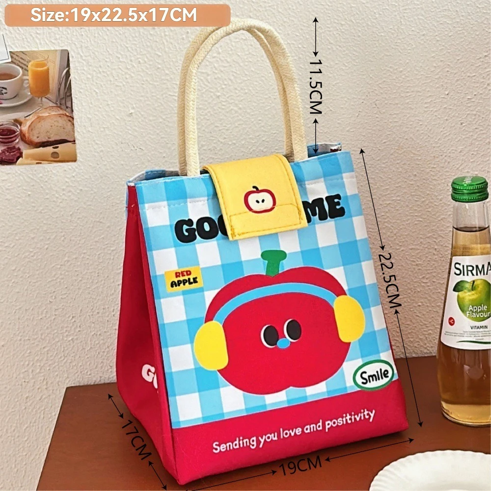 Sac Bento Isotherme Mignon – Grande Capacité Lunch Tote