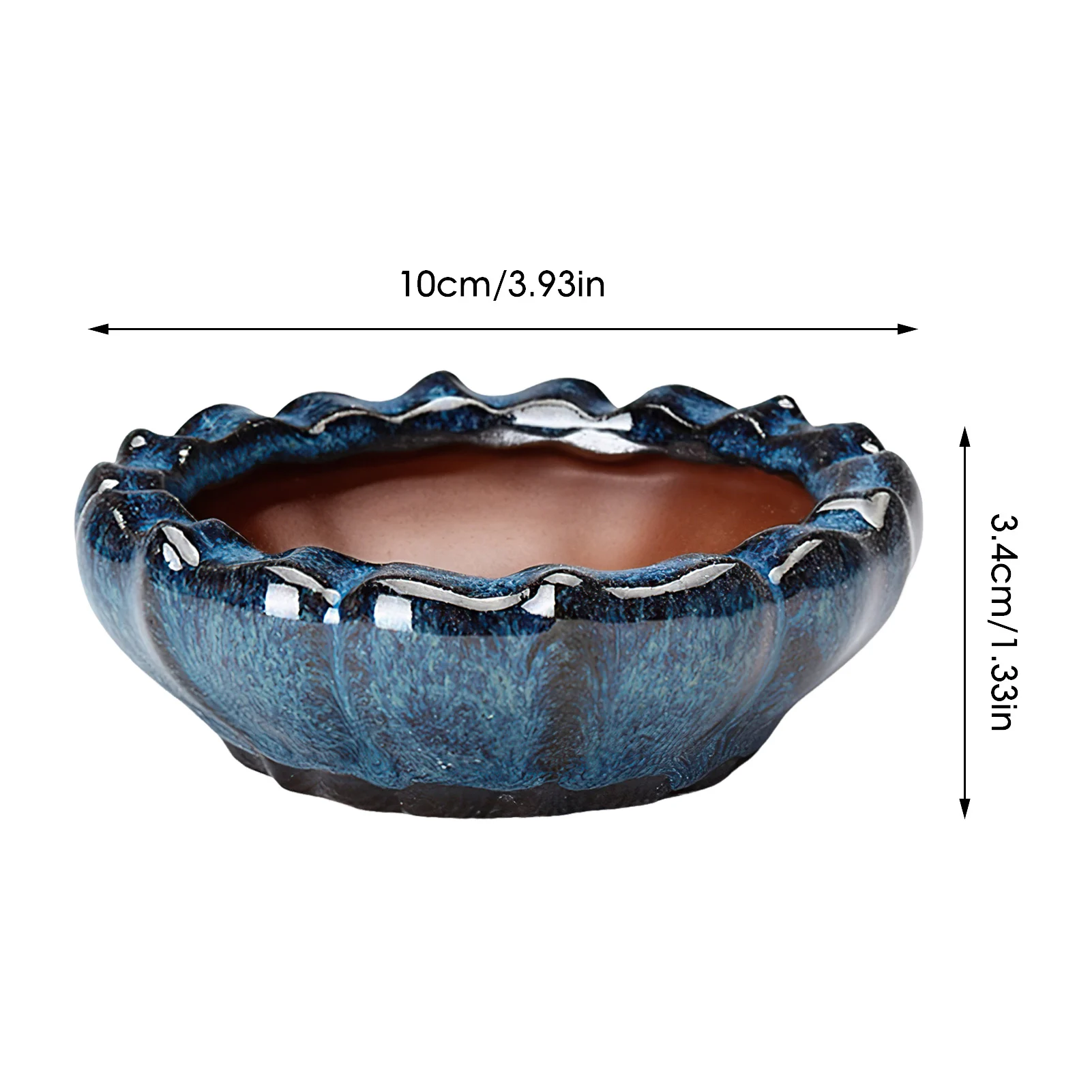 Pot Bonsaï Grès Chinois Traditionnel – Jardinière Percée Zen