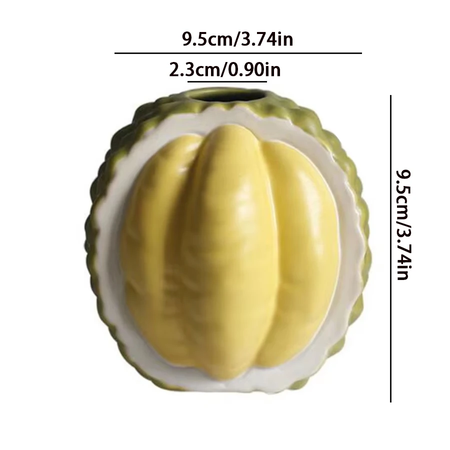 Vase Céramique Décoratif Original – Forme Fruit Table Centerpiece