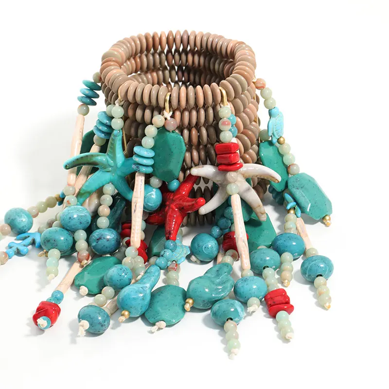 Bracelets Coquillage Été – Set Étoiles de Mer Bohème