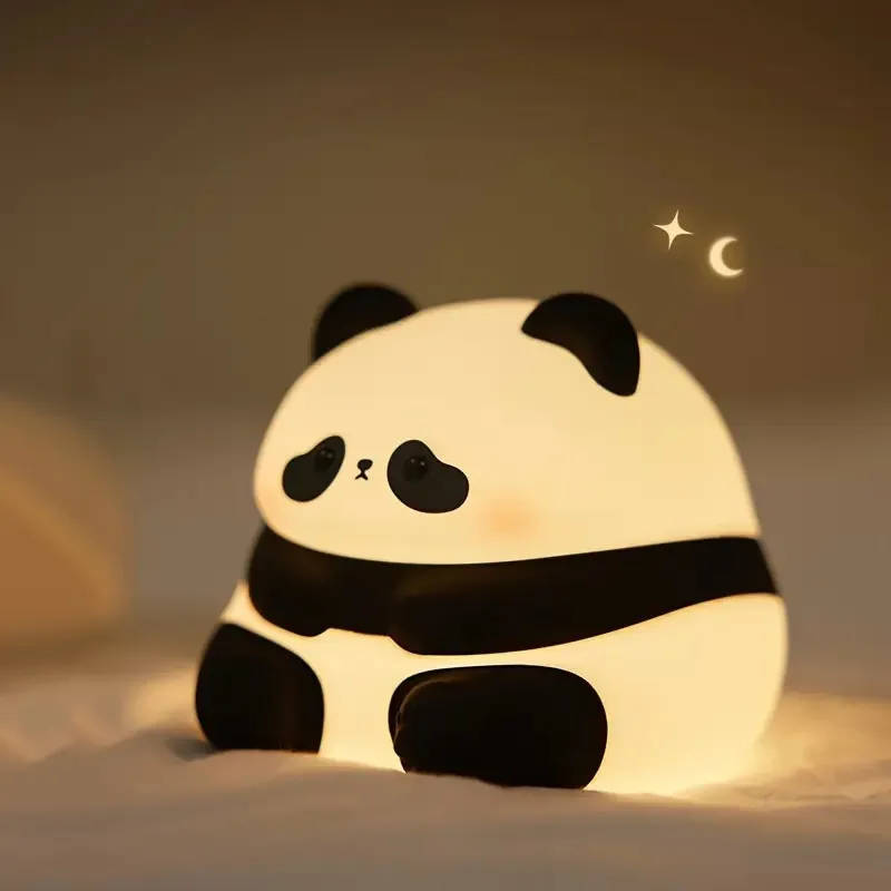 Veilleuse Lapin Silicone Tactile – Lampe Bébé Enfant Douce