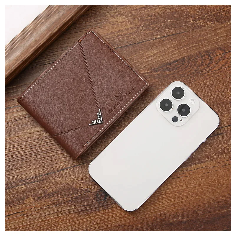 Portefeuille Homme Minimaliste Cuir – Porte-Cartes RFID Poche