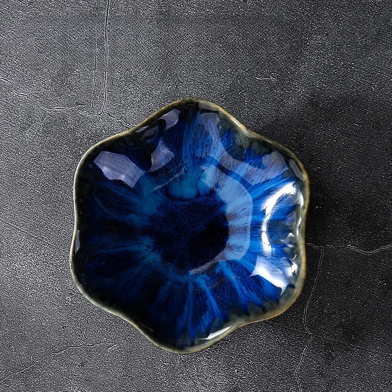 Plateau Feuille Lotus Céramique Nordique – Vide-Poche Élégant Cuisine