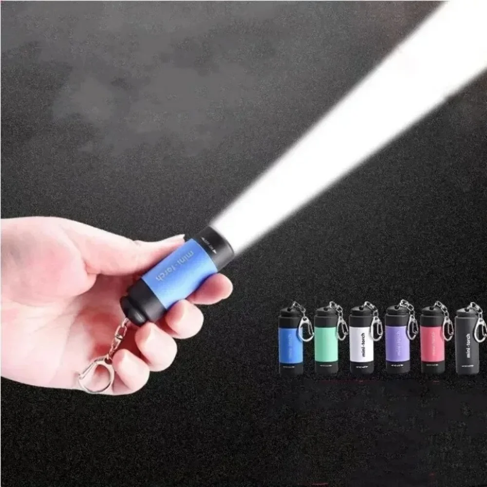 Mini Lampe Porte-Clés USB – Lampe de Poche Rechargeable