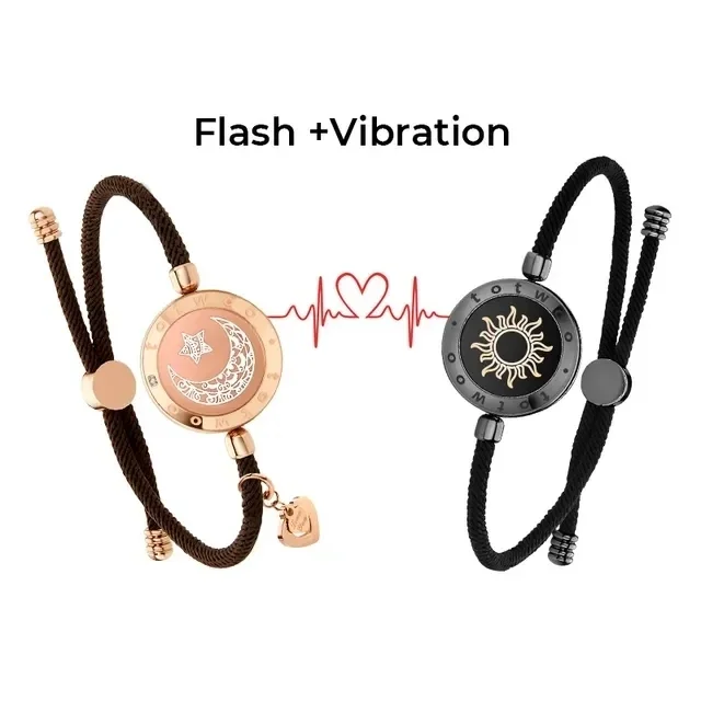 Bracelet Totwoo Longue Distance – Duo Tactile Lumineux Couple