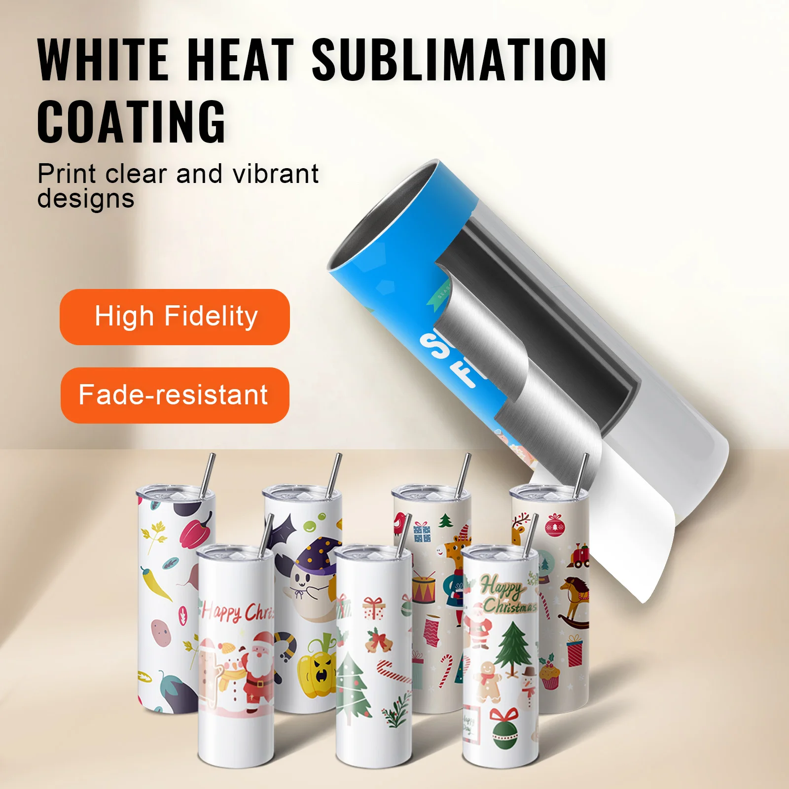 Gobelet Inox Personnalisable Isotherme – Tumbler Sublimation Lot