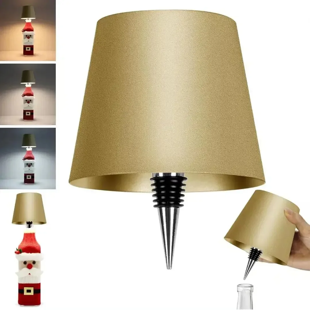 Lampe Bouteille Sans Fil Tactile – Veilleuse Bar 3 Couleurs