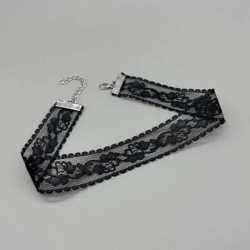 Collier Ras de Cou Dentelle Romantique – Choker Élégant Soirée